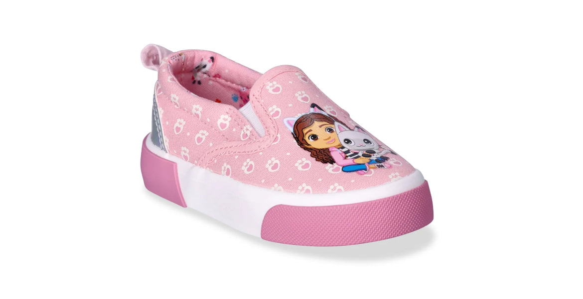 Gabby's Dollhouse Toddler Girls' Twin Gore Slip-On Sneakers