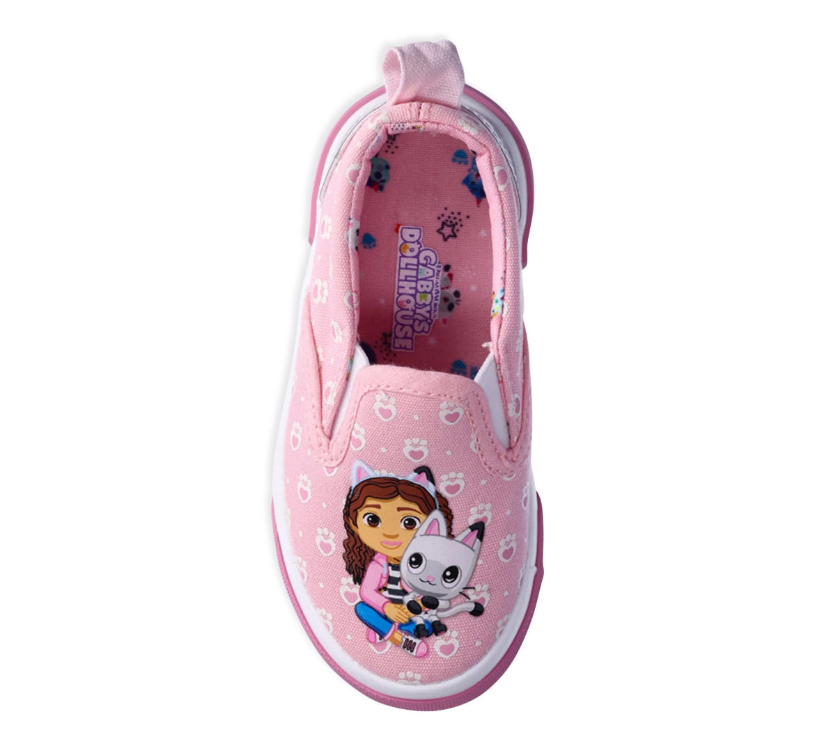 Gabby's Dollhouse Toddler Girls' Twin Gore Slip-On Sneakers