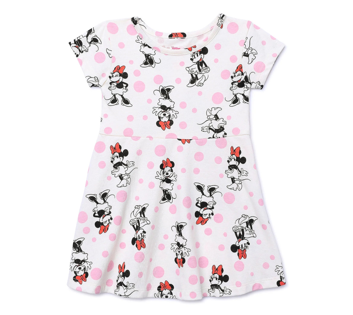 Minnie Mouse Toddler Girl Print Skater Dress