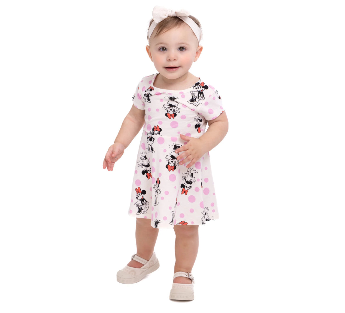 Minnie Mouse Toddler Girl Print Skater Dress