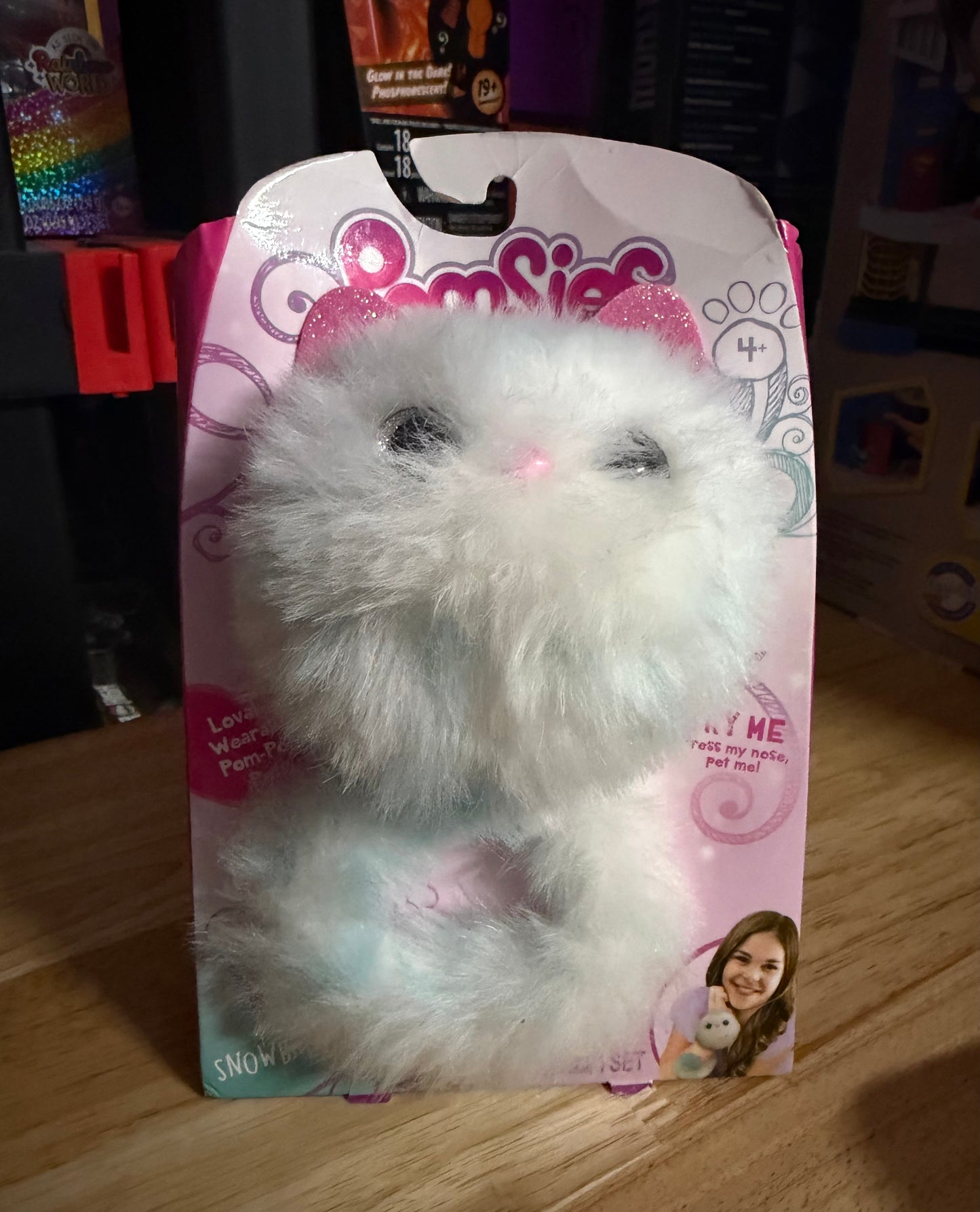 Pomsies Pet Snowball Plush Interactive Toy 018803