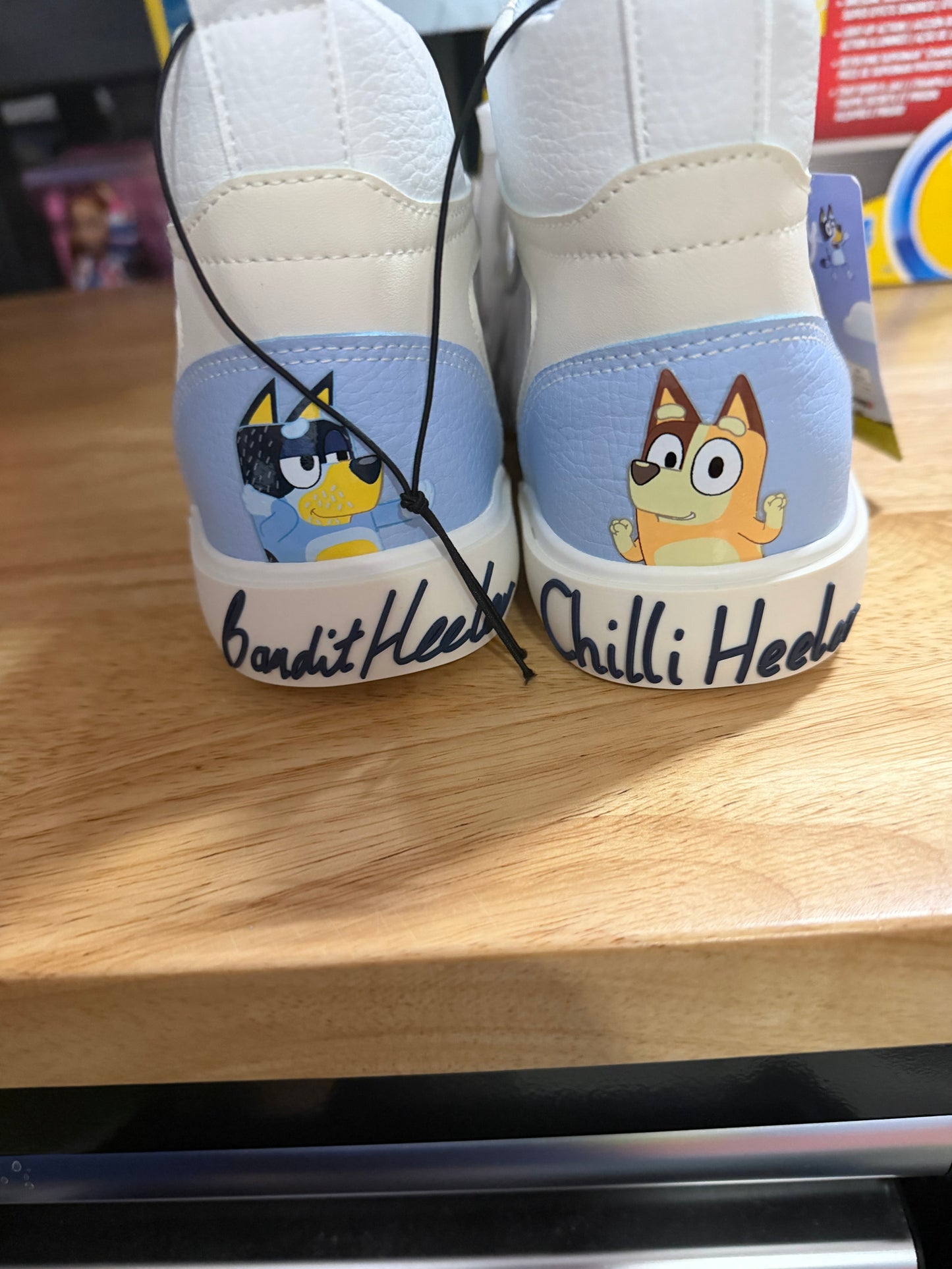 Bluey Adult Lace-Up High Top Sneaker Size-6 25095