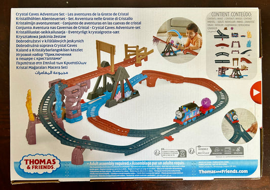 Thomas & Friends Crystal Caves Adventure Set with Motorized Thomas Train & 8 Ft of Track 12403