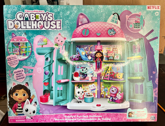 Gabby's Dollhouse, Purrfect Dollhouse 24” Tall Playset 36433