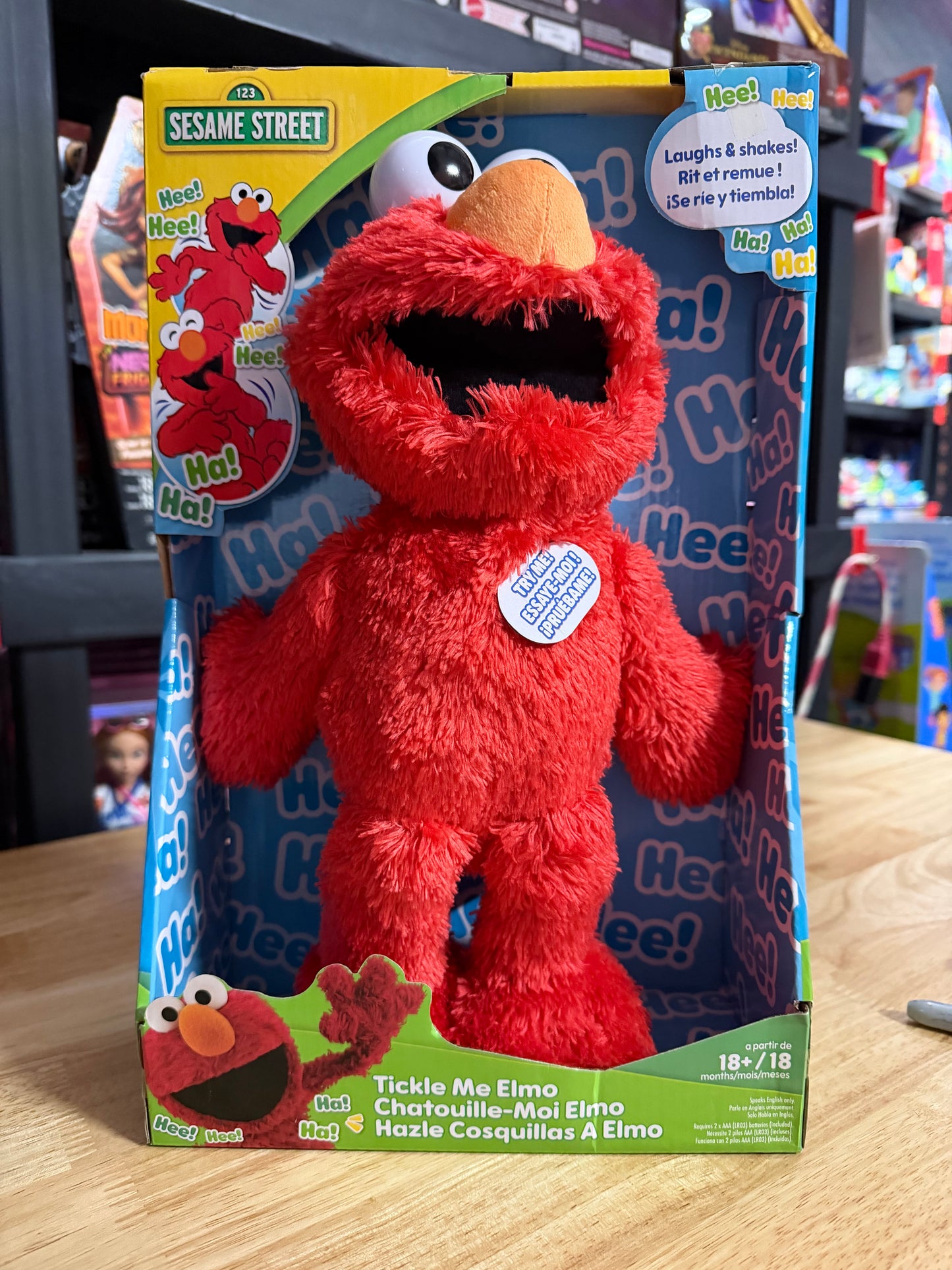 Sesame Street Tickle Me Elmo 13.5-inch Plush Doll 577772