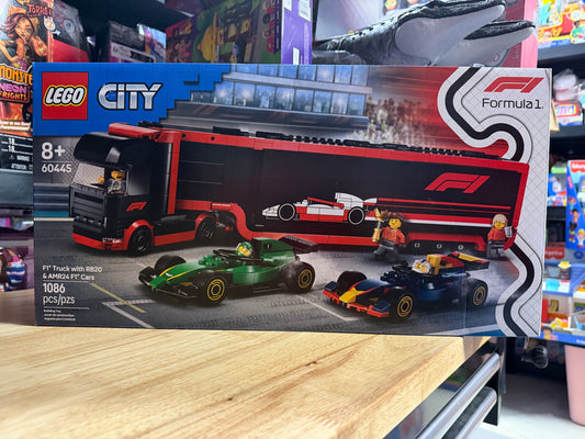 LEGO 60445 City F1 Truck with RB20 & AMR24 F1 Cars Set 403481