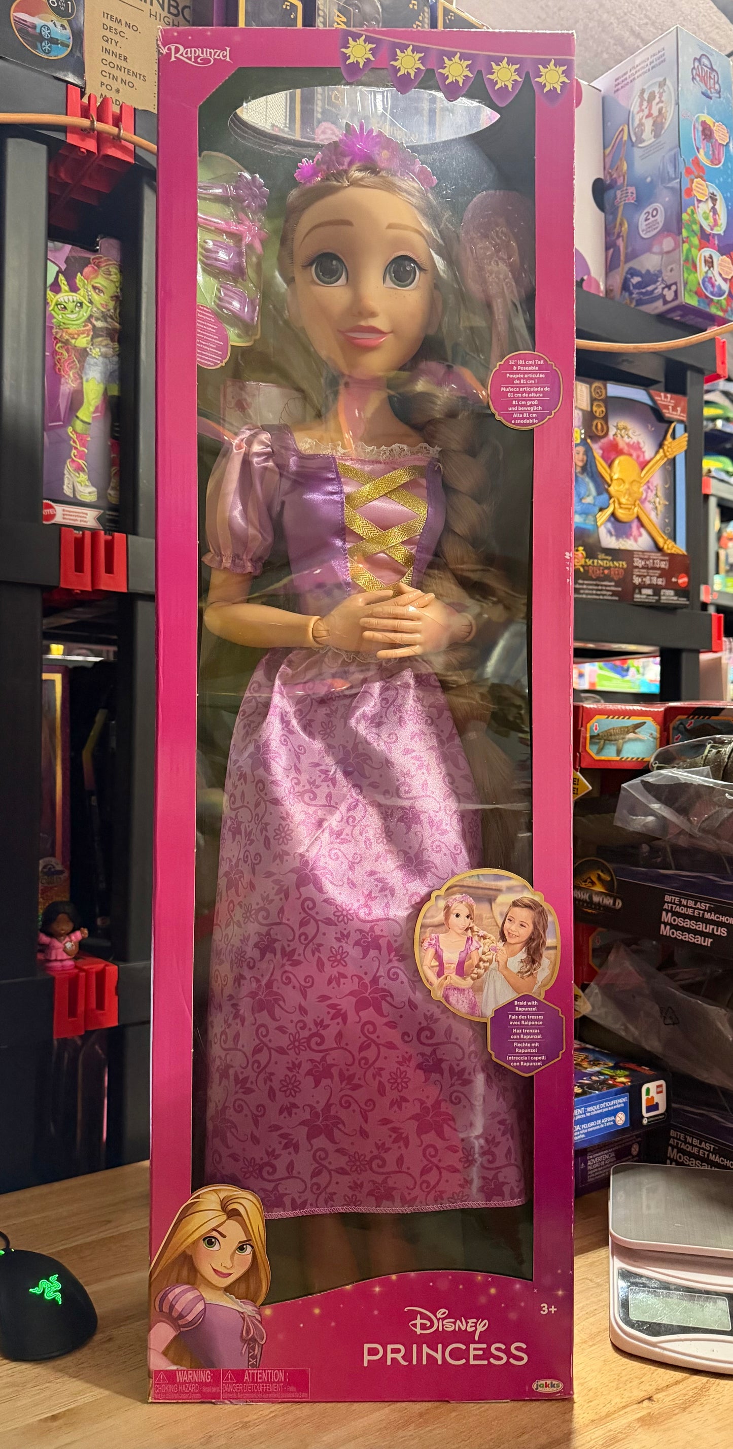 Disney Princess Rapunzel 32” Tall Poseable Playdate Fashion Doll 237056