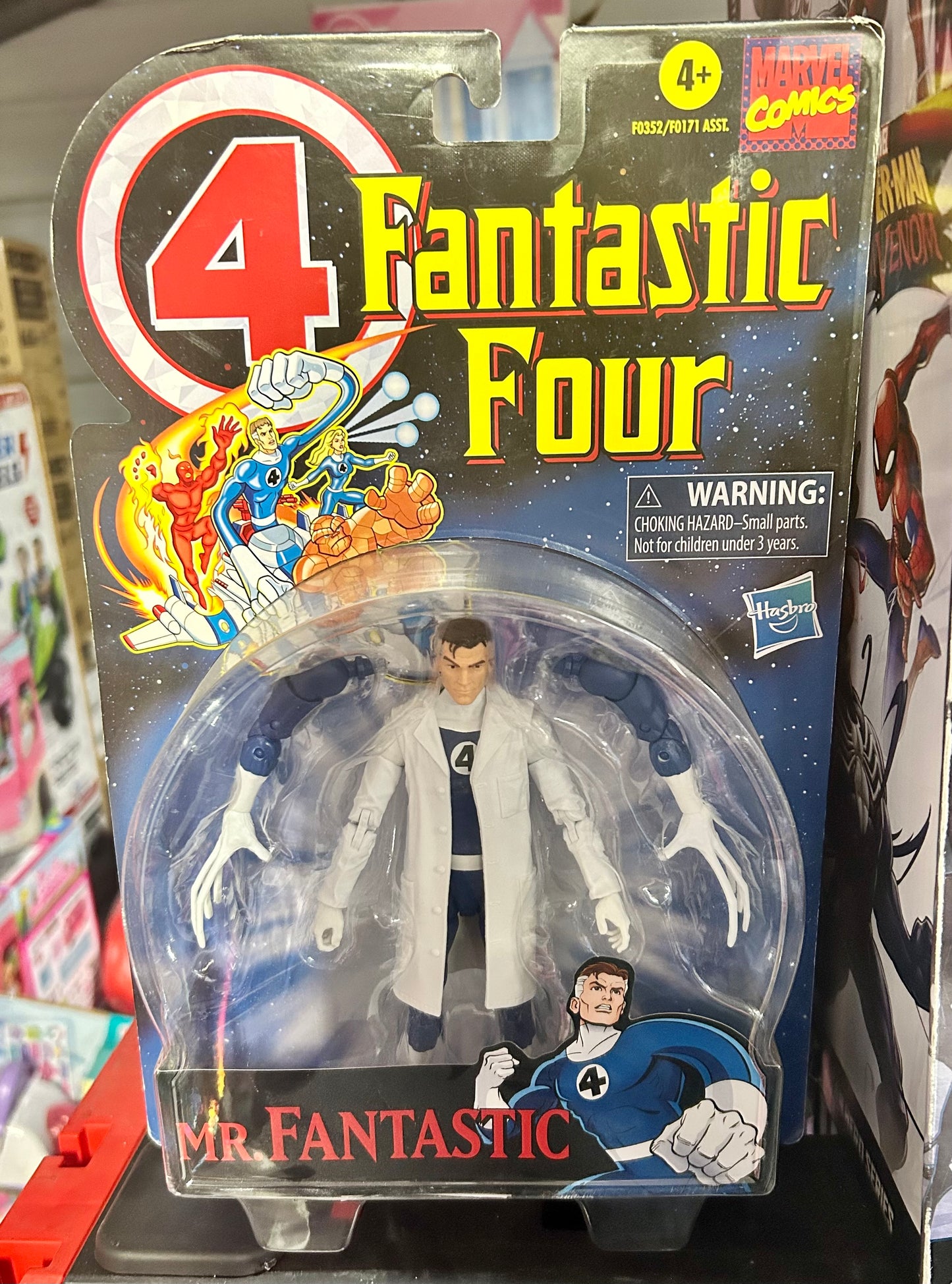 Hasbro Marvel Legends Series Retro Fantastic Four Mr. Fantastic Action Figure