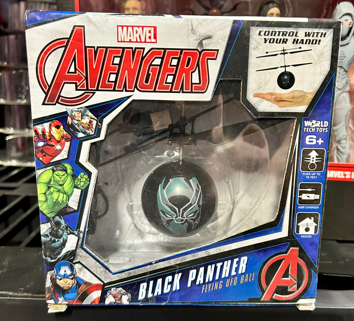 Marvel Avengers Black Panther Flying UFO Ball