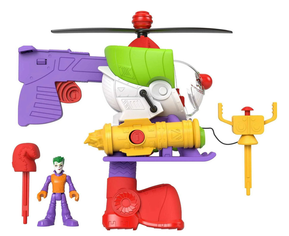 Imaginext DC Super Friends The Joker Robo Copter Toy Robot Figure & Helicopter 13259