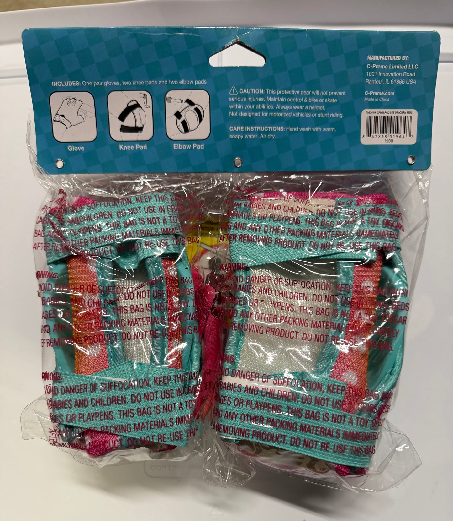 Raskullz Bike Pad Set Knee & Elbow Pads with Gloves 019647