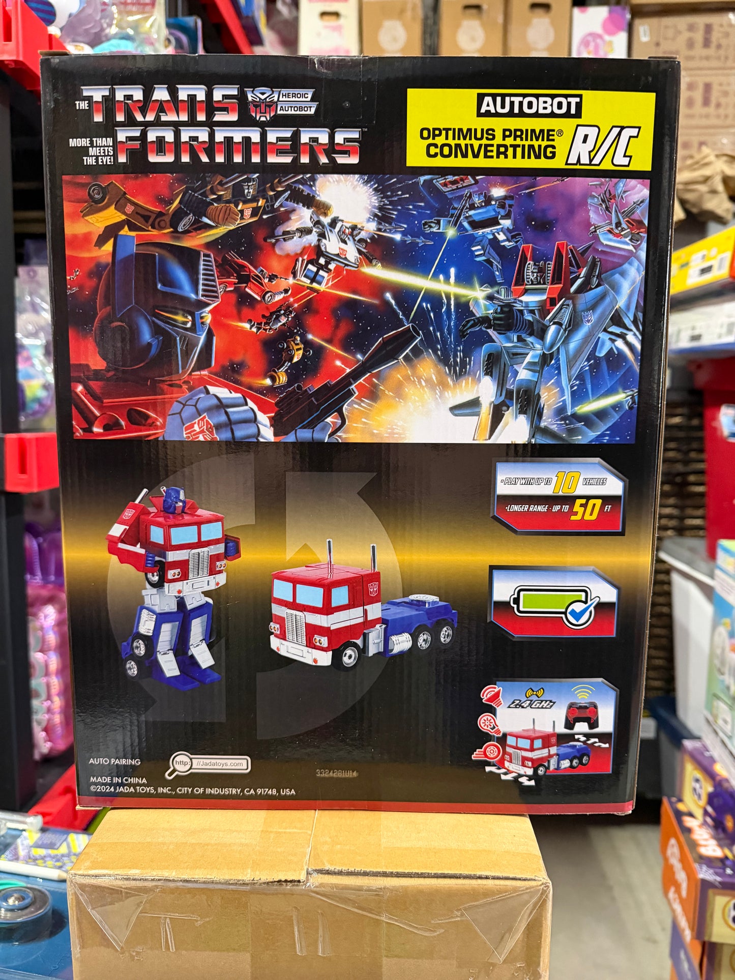 Transformers Optimus Prime Converting RC Radio Control Vehicle 335215