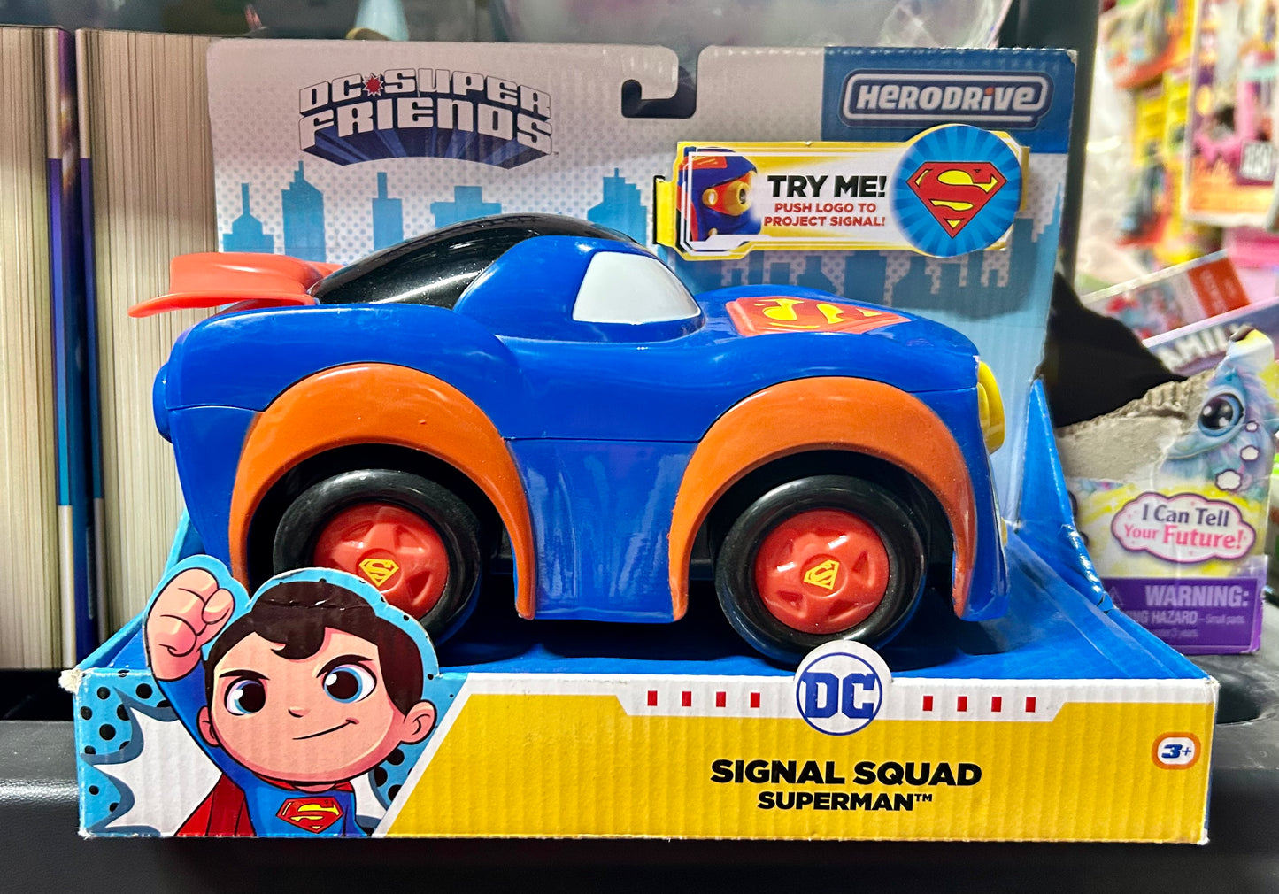 DC Super Friends HeroDrive Signal Squad SuperMan Car