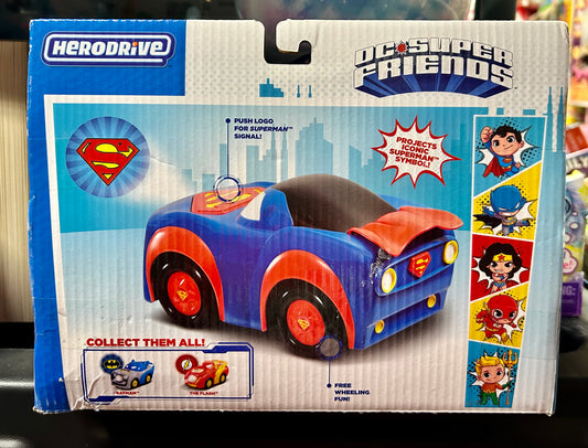 DC Super Friends HeroDrive Signal Squad SuperMan Car