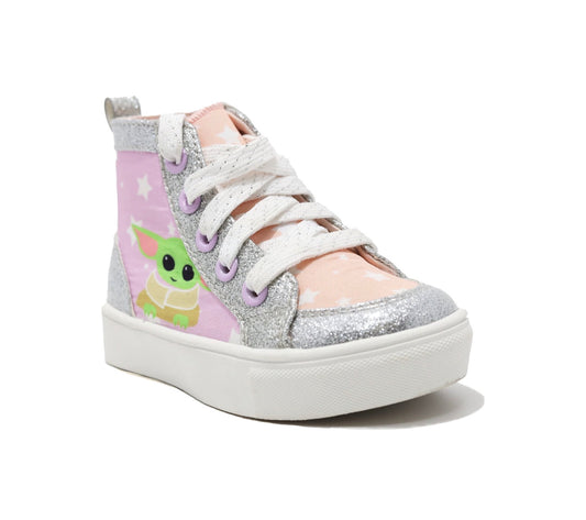 Grogu The Child Star Wars Toddler Girls High-Top Sneaker