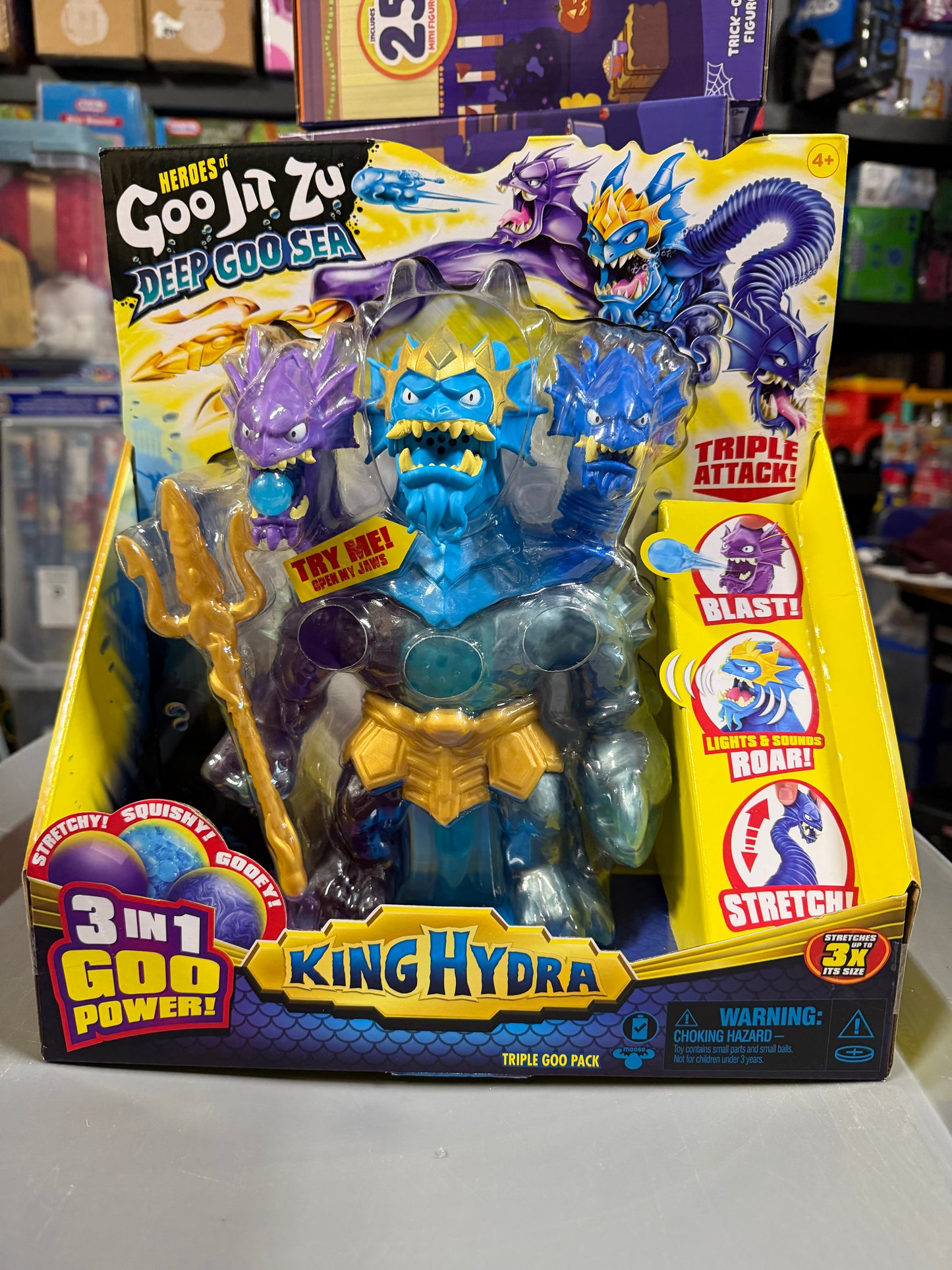 Heroes of Goo Jit Zu King Hydra Deep Goo Sea Figure 430514