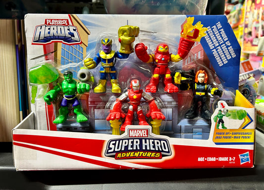 Playskool Heroes Marvel Super Hero Adventures The Power Up Squad Action Figures