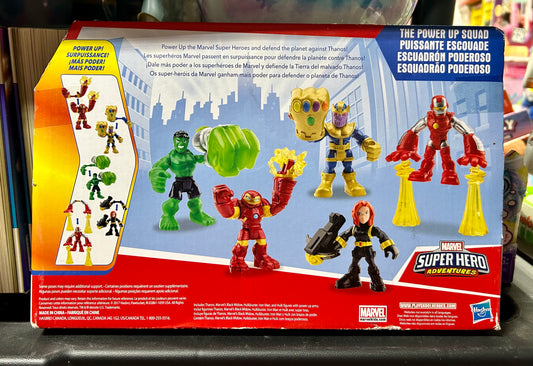Playskool Heroes Marvel Super Hero Adventures The Power Up Squad Action Figures