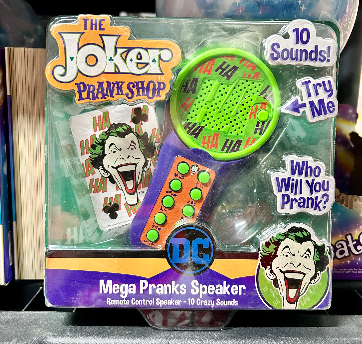 DC The Joker Prank Shop Mega Pranks Speaker