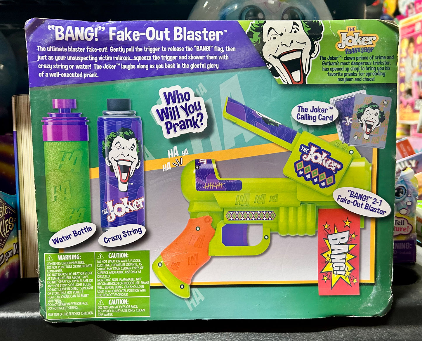 DC The Joker Prank Shop 2-in-1 Fake-Out Blaster