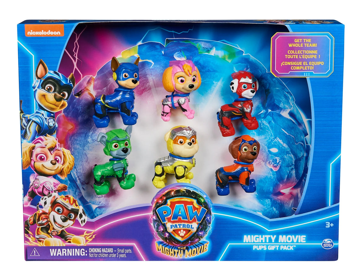 PAW Patrol: The Mighty Movie, 6 -Piece Figure Pack 46643