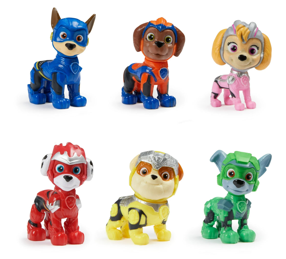 PAW Patrol: The Mighty Movie, 6 -Piece Figure Pack 46643