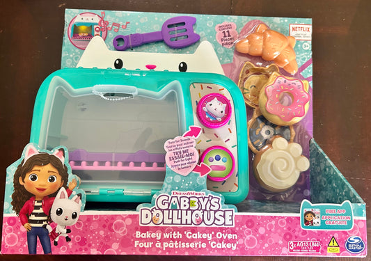 Gabby’s Dollhouse, Bakey with Cakey Toy Oven with Lights and Sounds 34549