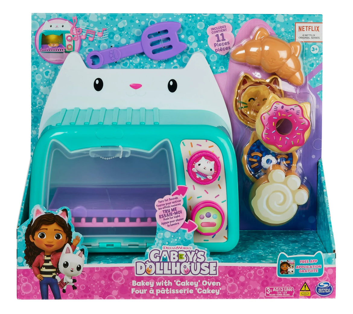 Gabby’s Dollhouse, Bakey with Cakey Toy Oven with Lights and Sounds 34549