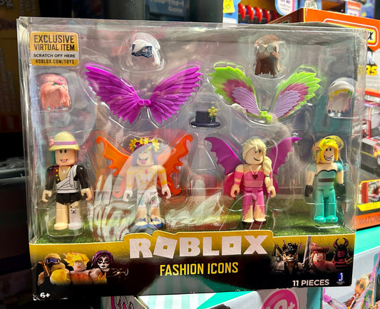 Roblox Celebrity Collection - Fashion Icons Four Figure Pack [Includes Exclusive Virtual Item]