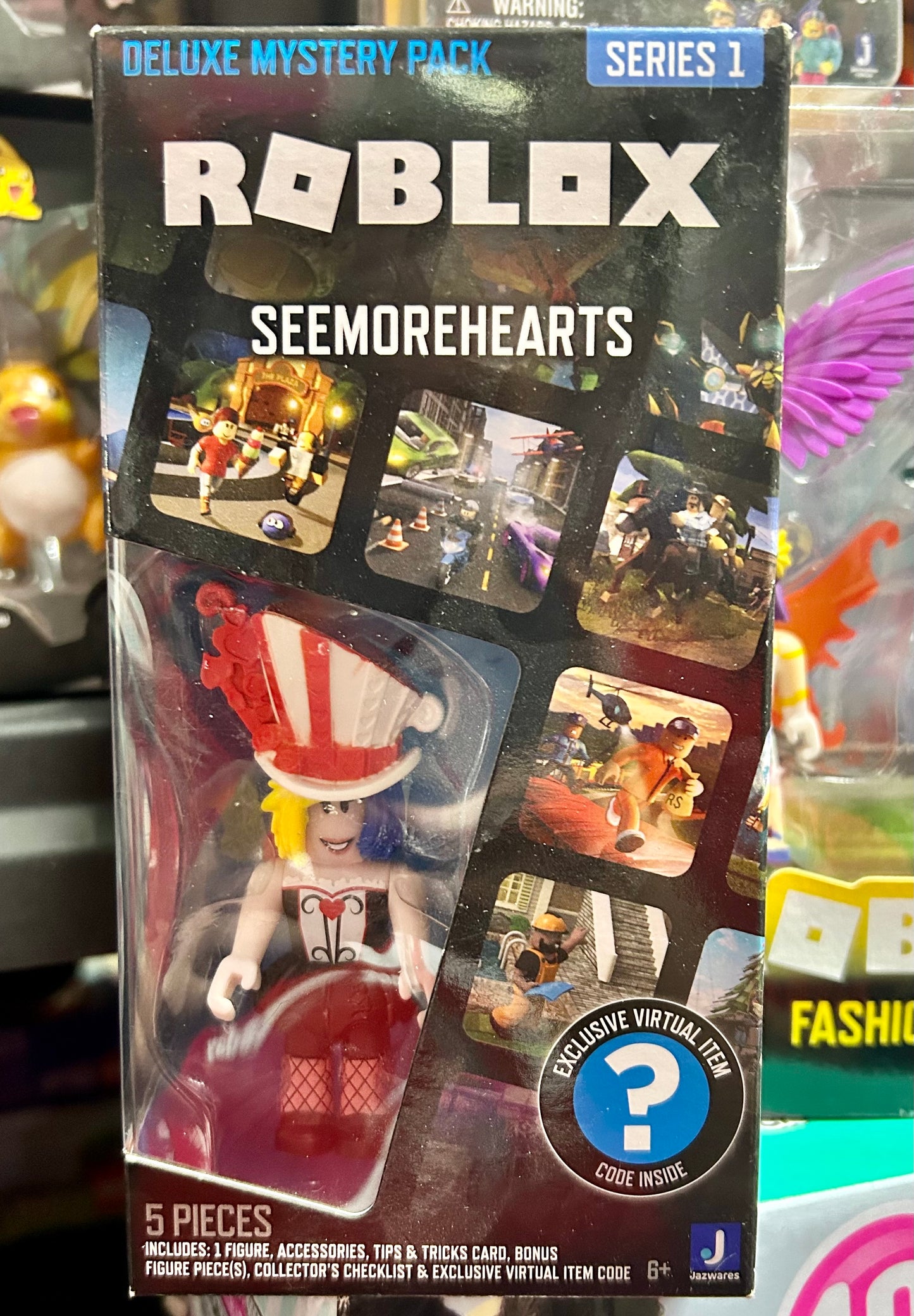 Roblox Series 1 Seemorehearts Deluxe Mystery Pack