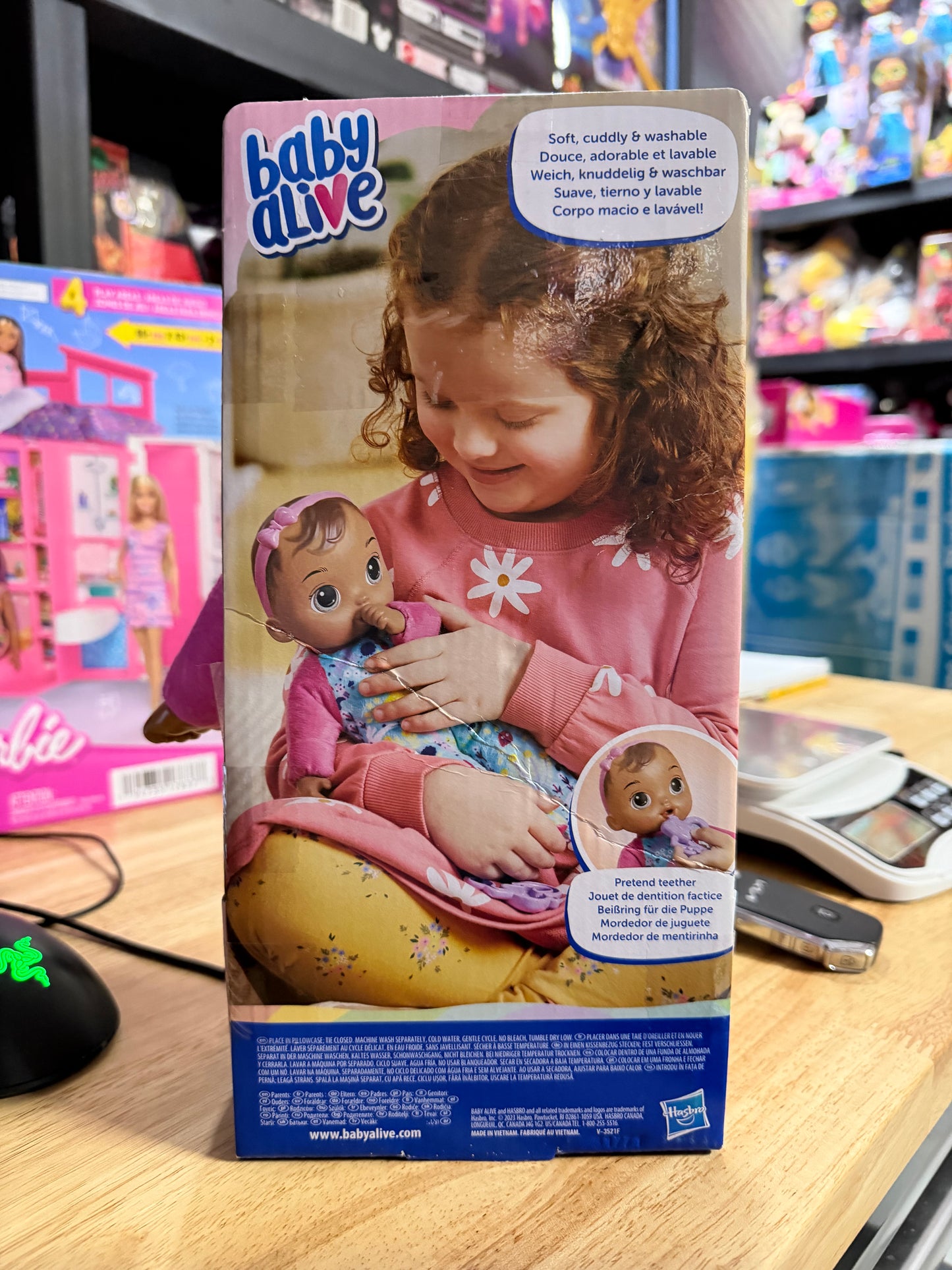 Baby Alive Soft ‘n Cute Doll, Brown Hair 197209