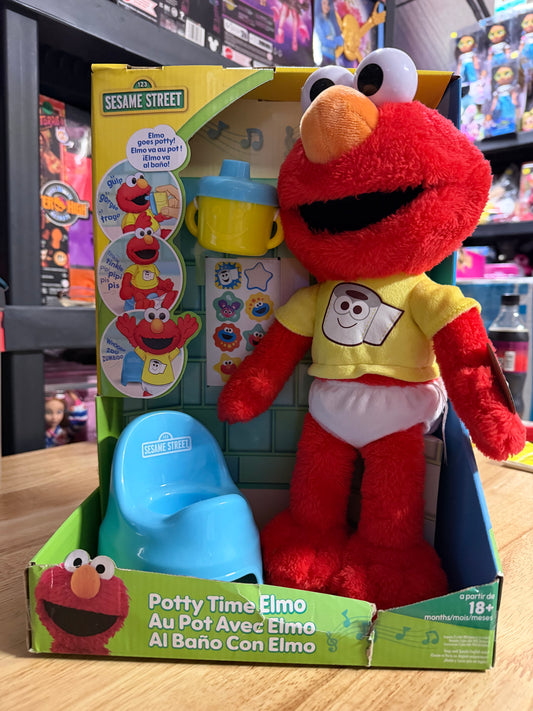 Sesame Street Potty Time Elmo 12-Inch Musical Plush 575617
