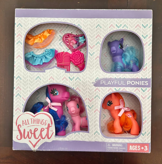 All Things Sweet Playful Ponies Set