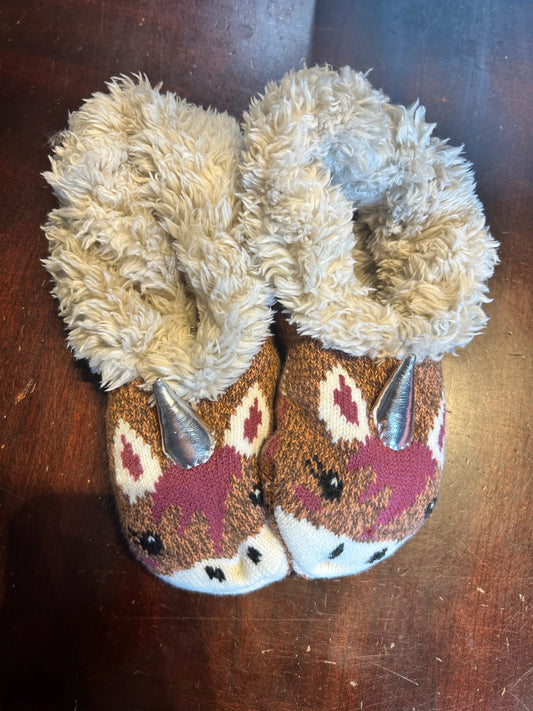 Women’s Cozy Unicorn Slipper Socks Size 4-10 1-Set