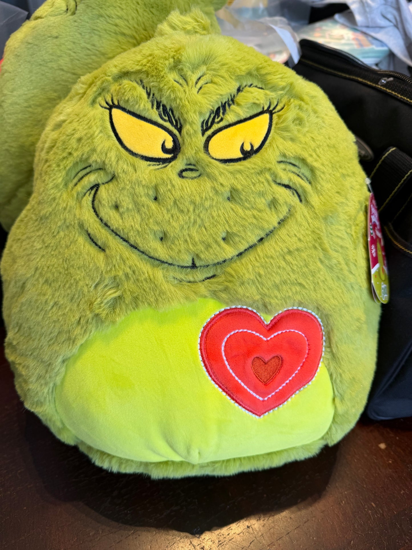 Squishmallows FuzzAMallow 12” Grinch with Heart 964414