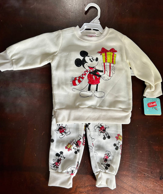Disney Mickey Christmas Gifts 2-Piece Jogger Set
