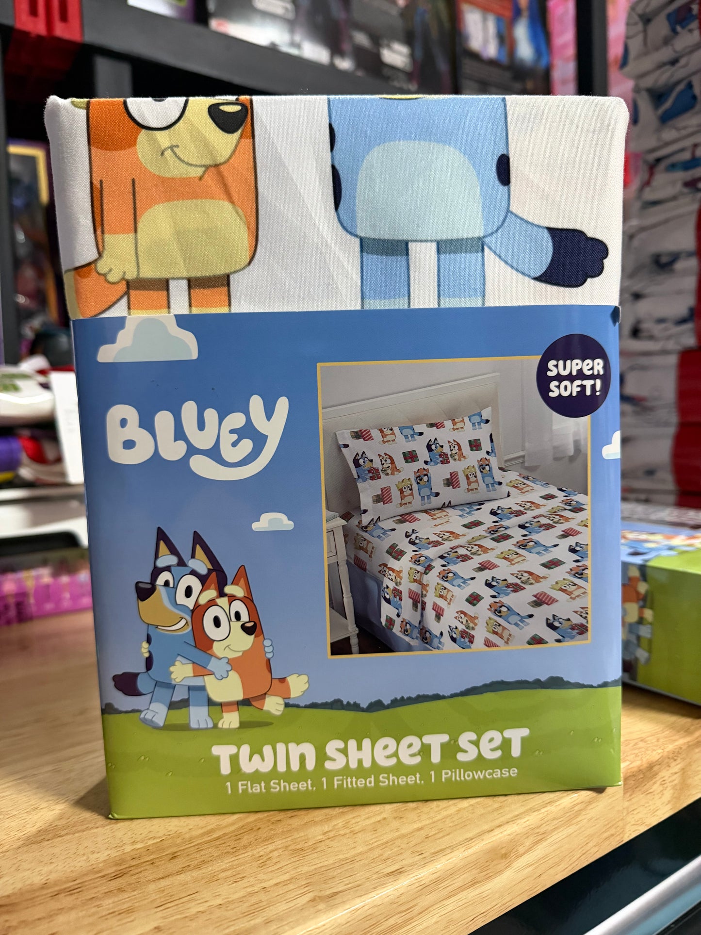 Bluey Super Soft 3-Piece Twin Sheet Set 816049