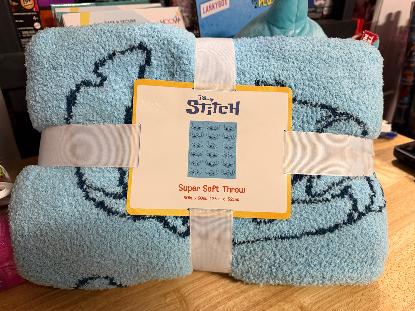 Disney Stitch Super Soft Throw 50”x60”Blanket 816100