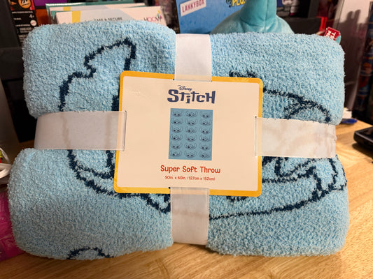 Disney Stitch Super Soft Throw 50”x60”Blanket 816100