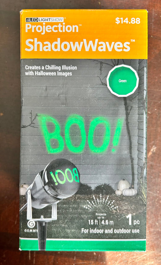 Lightshow Projection ShadowWaves Bat (Green)