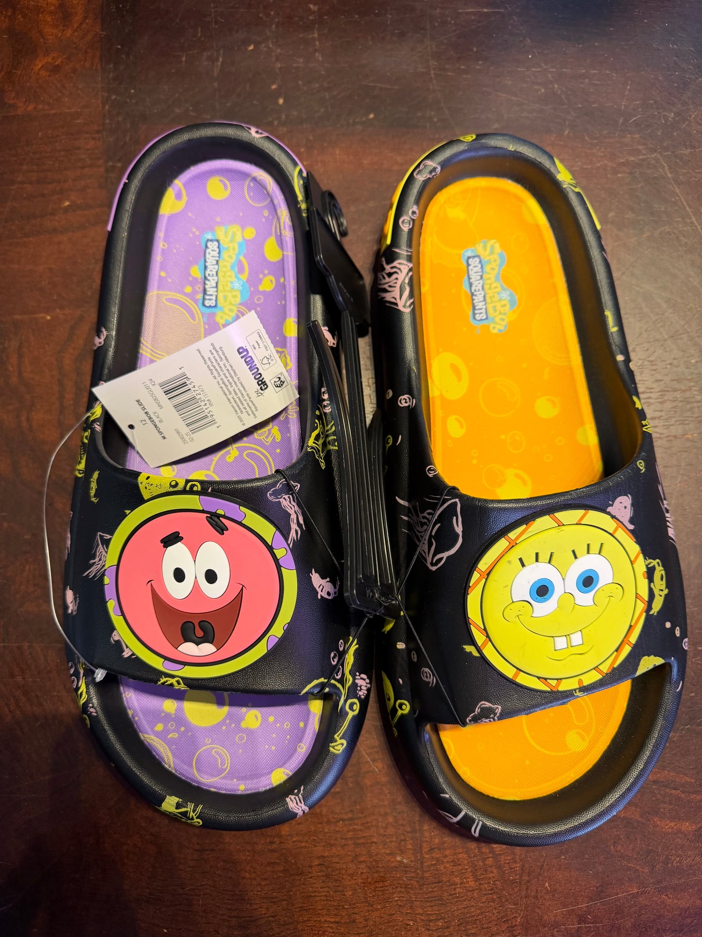 SpongeBob SquarePants Men’s Slide Sandals Size-12 274591