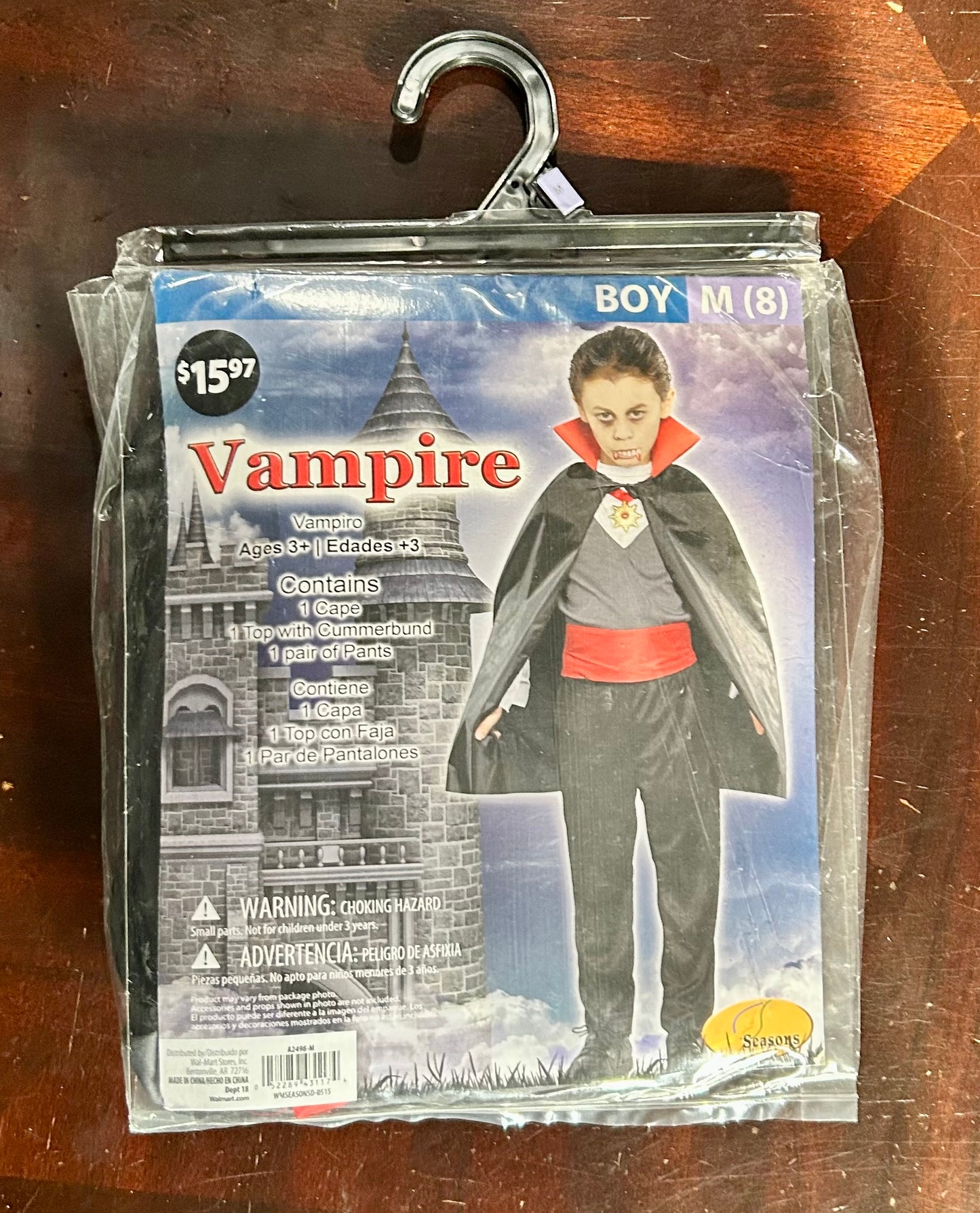 Vampire Boys Size M(8) Costume