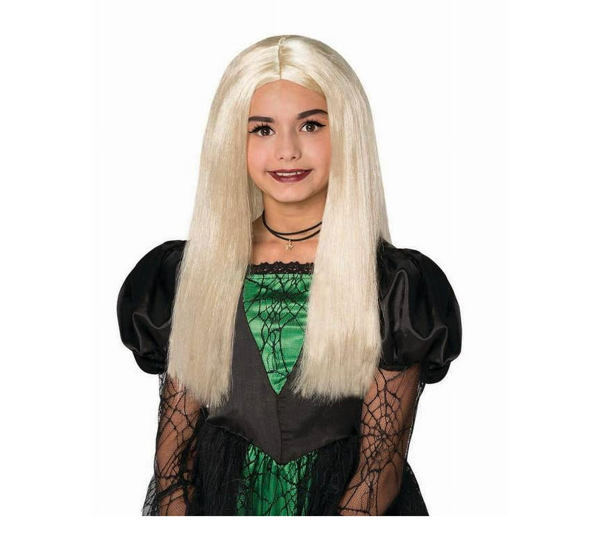 Way To Celebrate Halloween Kids Witch Wig in Blonde Color