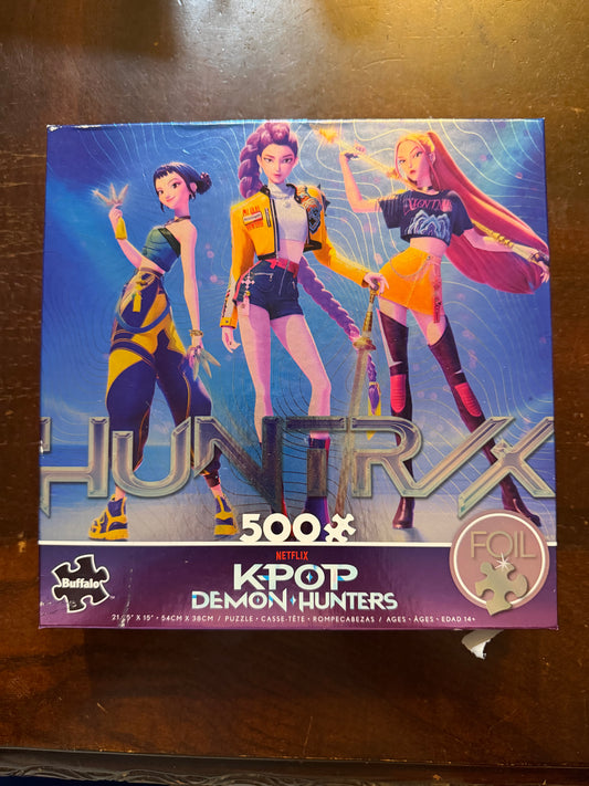 Netflix K-Pop Demon Hunters 500-Piece Foil Jigsaw Puzzle 760065