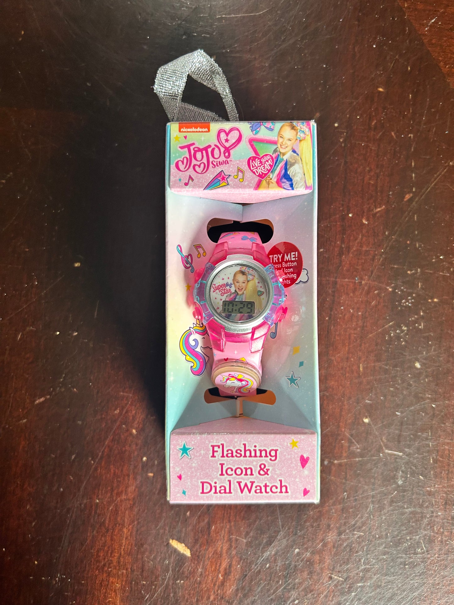 Nickelodeon JoJo Siwa Unisex Child Watch Flashing Icon and Dial Watch Pink