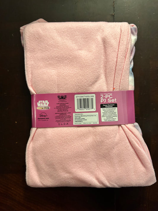 Baby Yoda Girls Pajamas Sleep Set, 2-Piece