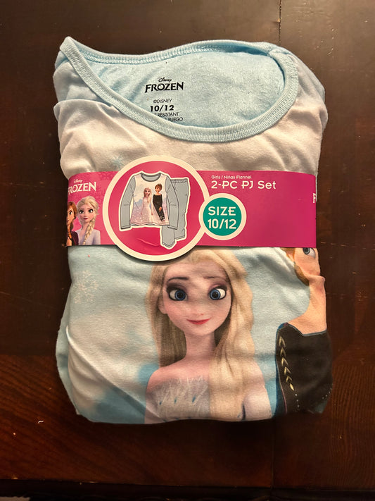 Disney Frozen 2 Girls Long Sleeve Top and Pants Pajama Sleep Set, 2-Piece