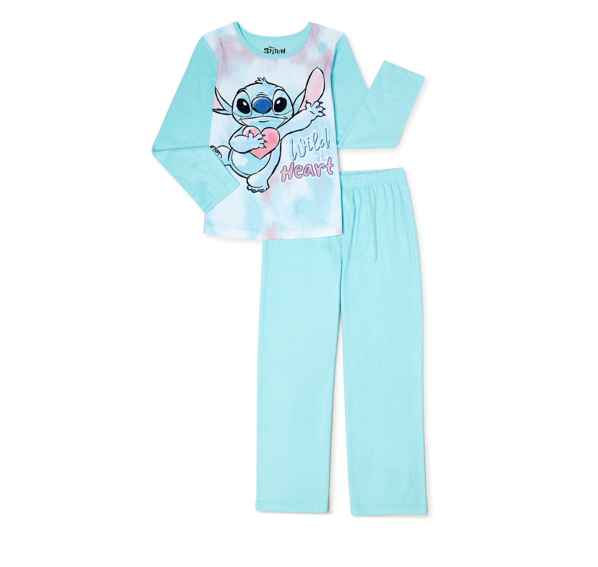 Stitch Girls Pajamas Sleep Set, 2-Piece