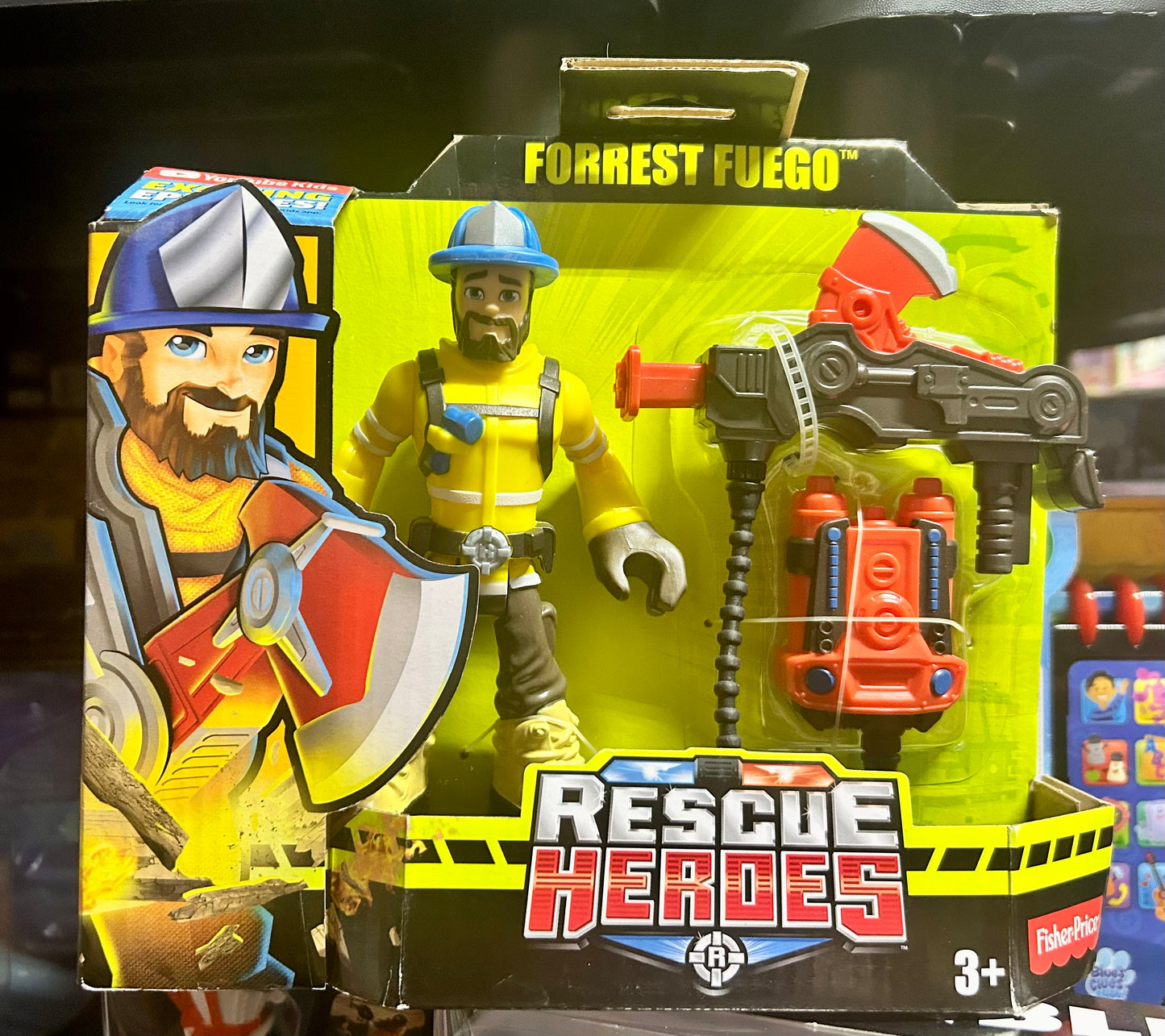 Fisher-Price Rescue Heroes Forrest Fuego Firefighter Figure Set