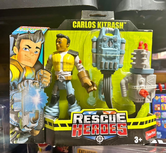 Rescue Heroes Carlos KitBash 6-Inch Figure with Accessories
